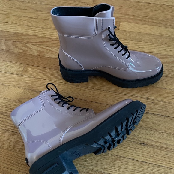 Lemon Jelly Eco friendly Lace Up Booties.  Muted Mauve Colour.  Size EU … - Picture 2 of 12